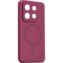 SBN - Store Xiaomi Redmi Note 13 4g Mika Pc Magsafe Kapak - Bordo