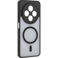 SBN - Store Xiaomi Redmi 14C Loji Magsafe Kapak - Siyah