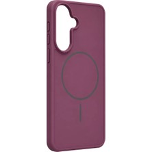 SBN - Store Samsung Galaxy A56 Azus Magsafe Kapak - Bordo