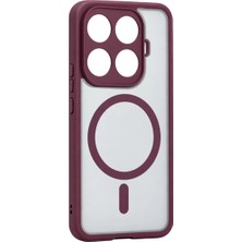 SBN - Store Xiaomi Mi 15T Pro Loji Magsafe Kapak - Bordo