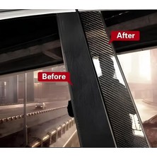 Ultra Parlak Dayanıklı Kendinden Yapışkanlı Üst Kısmı Koruma Jelatinli Hava Kanallı Siyah Karbon Fiber Folyo (30CM x 1 Metre)