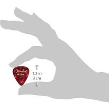 351 Shape Premium Pena (12 Adet) Elektro Gitar, Akustik Gitar, Mandolin ve Bass Medium Red Moto Için