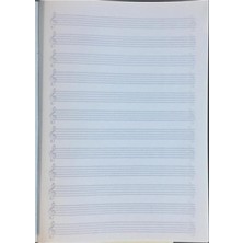Boy 40 Yaprak Müzik Defteri