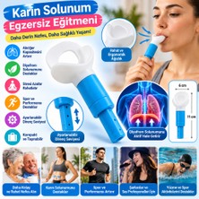 Kpln Store Taşınabilir Karın Kası Çalıştırıcı Solunum Egzersiz Eğitmeni Nefes Egzersiz Aparatı