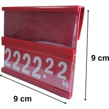 Yamani Display 10 Adet 9x9 cm Kasap Etiketi - Şarküteri Etiketi