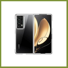 Bezos Huawei Honor Magic V2 Uyumlu Kılıf Jasper Kapak - Siyah Vlr