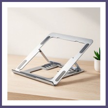 Teknokapsül Katlanabilir Alüminyum Laptop Stand 6 Açılı Gümüş Bzsth