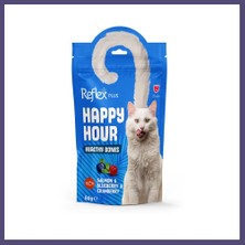 Reflex Happy Hour Somonlu ve Yaban Mersinli Destekleyici Kedi Ödülü 60 gr Bzsth