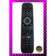 Uzaktan Kumanda   1.kalite Kumanda Mazamapp 188 Philips 3D LCD LED Tv Kumandası E42/B