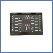 Bezos Çıtalı Kare Plastik Plakalık Motosiklet Plaka Altlığı 25X16CM Aanova