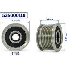 Biesey 4670001 Seat Skoda Volkswagen Alternatör Rulmanlı Kasnağı Luk 535000110