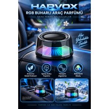 Blackbird Game Center Harvox HX-CF001 Rgb Işıklı Buharlı Araç Parfümü Akıllı Sensörlü Oto Kokusu Difüzörü