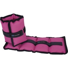 Bilek Ağırlığı 1 kg x 1 kg (Toplam 2 Kg) Pembe Dambıl