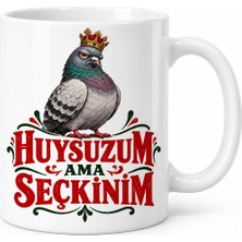 Gees Global Huysuz Seçkin Tasarımlı Porselen Kupa - Model 969