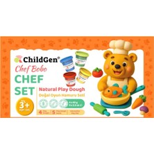 Doğal Oyun Hamuru Sevimli Patiler - Chef Set