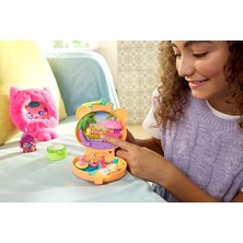Pocket Bebek ve Evcil Hayvan Oyun Seti, Sevimli Ayıcık Mini Oyun Seti, Anahtarlık ve Pelüş, Meyve Temalı Aksesuarlar ve Tılsımlar, JKC79