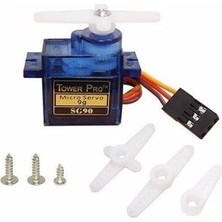 SG90 Servo Rc Mini Motor 180 Derece Arduino Raspberry Pi Uyumlu 6V