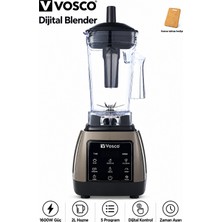 Vosco 1600W 2 L Dijital Çok Amaçlı Blender Kesme Tahtası Hediyeli