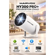 Blackbird Game Center Harvox HY300 Pro Ultra Hd Taşınabilir Mini Projeksiyon Cihazı Döner Başlıklı Akıllı Ev Sinema Sistemi