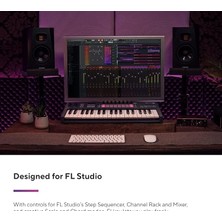 Flkey 37 Mıdı Klavye Denetleyicisi - Akor Modu ve Ölçek Modu ile Sorunsuz Fl Studio Entegrasyonu. Müzik Prodüksiyonu Için Ihtiyacınız Olan Tüm Yazılımlar