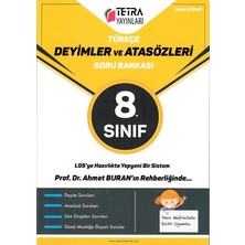 Yayınları 8. Sınıf Türkçe Deyimler ve Atasözleri Soru Bankası