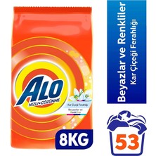 8 kg Kar Çiçeği Ferahlğı Beyazlar ve Renkliler Hızlı Çözülme Toz Deterjan