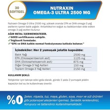 Vitals Ultra Omega-3 2500 Mg 30 Kapsül Takviye Edici Gıda