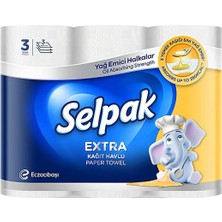 Selpak Extra Kağıt Havlu 3 Rulo