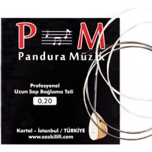 Müzik Profesyonel Paslanmaz Uzun Sap Bağlama Teli 0,20