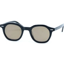 Noon Premium Unisex UV Korumalı Siyah Geometrik Güneş Gözlüğü 56016 C1 44