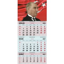 GENC DIJITAL BASKI 2027 Yılı Gemici Takvimi-Atatürk ve Türk Bayrağı