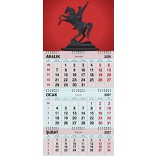 GENC DIJITAL BASKI  2027 Yılı Gemici Takvimi-Atatürk Heykeli Samsun