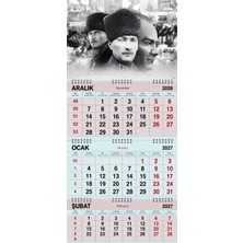 GENC DIJITAL BASKI 2027 Yılı Gemici Takvimi-Farklı Atatürk Resimleri