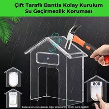 Herovia Su Geçirmez Kablosuz Kapı Zili Koruyucu Kapak, Dış Mekan Yağmur & Kar Koruması, Birçok Zile Uyumlu Kablosuz Kapı Zili Koruyucu Kapak