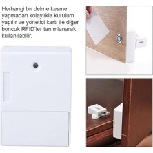 Herovia Çekmece Dolap Rfıd Kapı Güvenlik Kilidi, Akıllı Kilit, Görünmez Kilit, Elektronik Rfıd Kart Açıklığı, Ic Kart Sensörü, Fabrikalar, Sauna Kütüphaneleri ve Ofisler Için Dolap Çekmecesi