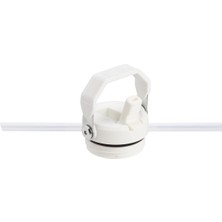 Herovia Iceflow™ Aerolight™ Flip Straw 2.0 Pipetli Termos Su Şişesi 1.06 Litre - Beyaz (Frost) | Paslanmaz Çelik