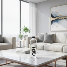 Herovia 1000 ml Renkli Kapaklı Borosilikat Cam Matara, Sızdırmaz Çevirmeli Vakumlu Kapaklı Suluk, Isıya Dayanıklı Geniş Ağızlı Detoks ve Su Şişesi (Bpa Içermez) (Gri)