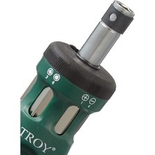 Herovia T 22006 Bits Uçlu Cırcırlı Topaç Tornavida Seti