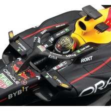 Herovia Verstappen Red Bull RB19 Version Dünya Şampiyonu 2023 Formula 1 F1 - Ölçek 1/24 23 cm Model Araba Diecast Bburago 18-28030-1