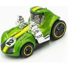 Herovia Wheels - Tooned Twin Mill - Tooned 1/5 - HKH14 - Short Card - Açık Yeşil Metalik - Mattel 2023