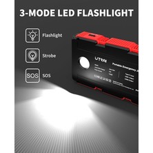 Herovia Jstar Mini 13000MAH 1000A Jump Starter Taşınabilir Akü Takviye Cihazı (Powerbank + LED Lamba)