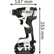 Herovia Professional Gdx 18V-200 C Akülü Darbeli Somun Sıkma (18 Volt, Solo, Karton Kutuda, 200 Nm Maks. Tork, 1/4" Altıgen Uç Girişi, 1/2" Kare Uç Girişi)