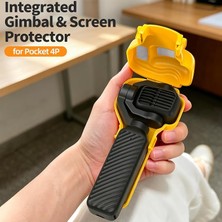 Herovia Osmo Pocket 4p Için Koruyucu Kılıf, Ekran Koruyucu Lens Sabitleyici Sert Kılıf Sabitleyici Kamera Koruma Aksesuarları Djı Osmo Cep 4p Için (Siyah)
