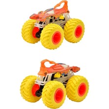 Herovia Wheels Monster Trucks Glow In The Dark 1:64 Karanlıkta Parlayan Arabalar Scorpedo HCB50-HVH82