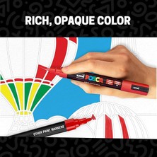 Herovia Full Set 8 Akrilik Boya Kalemi Ters Çevrilebilir Orta Uçlu Kalem Uçları, Posca Kalemleri Kaya Boyama, Kumaş, Cam Boya, Metal Boya ve Grafiti Için Akrilik Boya Işaretleyicileridir
