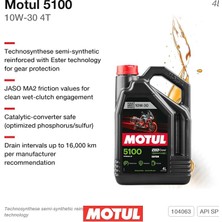 Herovia 5100 10W-30 4t 4 Lt Motosiklet Yağı