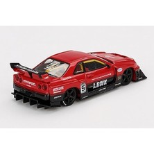 Herovia Gt 1/64 Nissan LB-ER34 Super Silhouette Skyline Kırmızı/siyah (Sağ Kol) Bitmiş Ürün MGT00843-R
