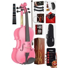 Herovia HGA24PİNK-TYS Pembe 1/2 Çocuk Kemanı (8-10 Yaş Için)