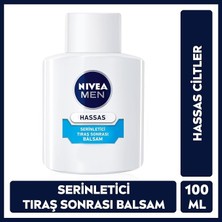 Herovia Men Hassas Serinletici Tıraş Sonrası Balsam 100 Ml, Hassas Ciltler, Alkolsüz Formül, Hızlı Emilir