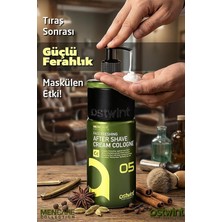 Herovia After Shave Krem Tıraş Kolonyası 400ML, Nemlendirici ve Ferahlatıcı Etki ile Tıraş Sonrası Rahatlama, (05,baharat)